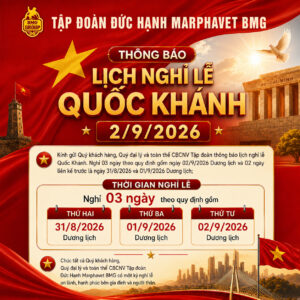 Thông báo nghỉ lễ 2/9/2026